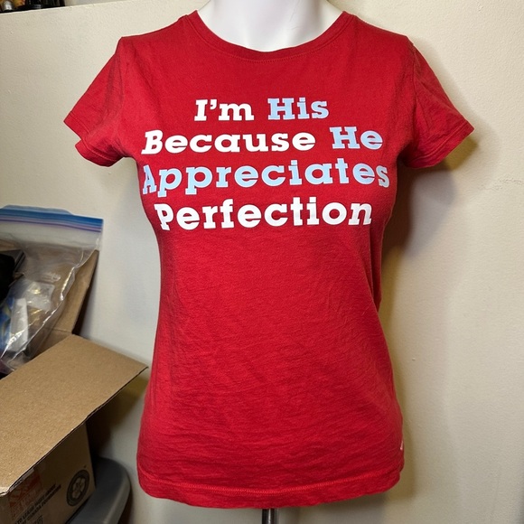 Red American Eagle Y2K Graphic T-Shirt Sleeveless Top - Picture 2 of 6